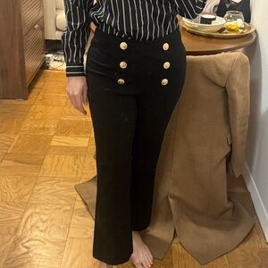 Lola Casademunt Cropped Black Pants